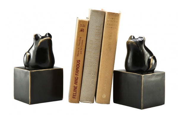 Frog Bookends - Seven Dolphins