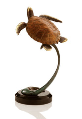 Sea Turtle Love Sculpture