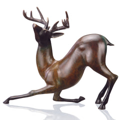 White Tail Deer Contemporary Sculpture