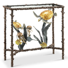 Turtle and Sealife Console Table
