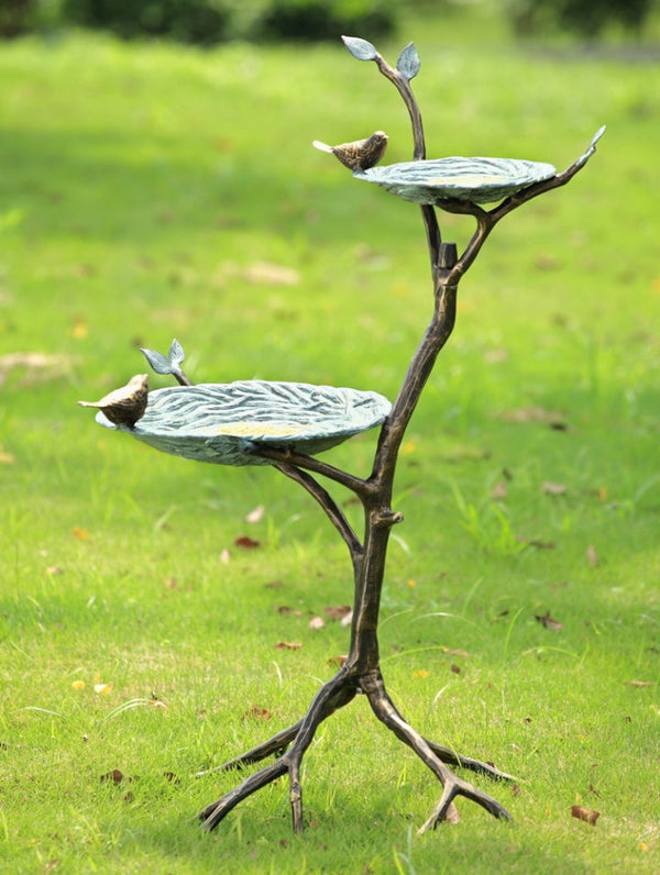 Bird Feeder Gossiping Birds