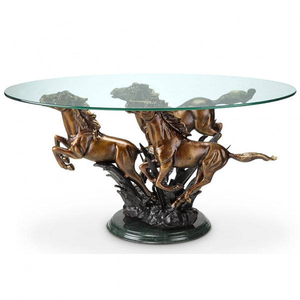 Running Horse Trio Coffee Table - Seven Dolphins