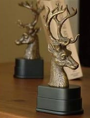 Deer Head Bookends - Seven Dolphins