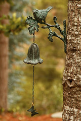 Bird and Butterfly Garden Bell - Seven Dolphins