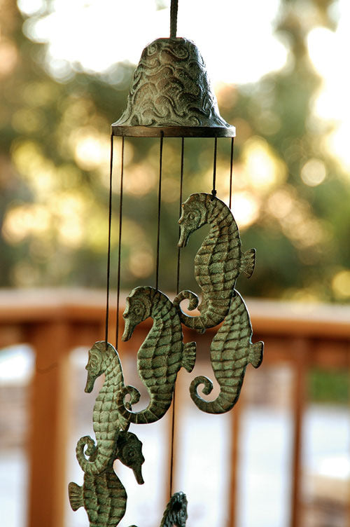 Seahorse Wind Chime - Seven Dolphins