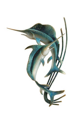 Marlin Wall Plaque Double