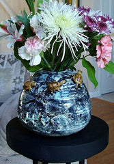 Turtle Vase Porcelain