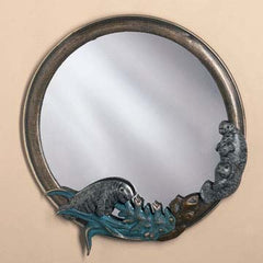 Manatee Wall Mirror - Seven Dolphins