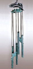 Whale Tube Wind Chime - Seven Dolphins