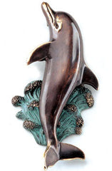 Dolphin Door Knocker Bronze