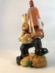 Standing Chef Wine Holder