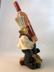 Standing Chef Wine Holder