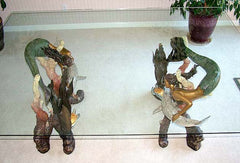 Mermaid and Dolphin Dining Room Table