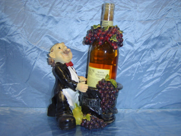 Sitting Waiter Wine Holder